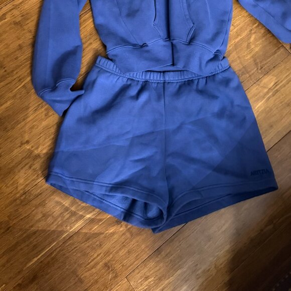 Aritzia COZY FLEECE PERFECT HI-RISE MINI SWEATSHORT - Picture 1 of 3